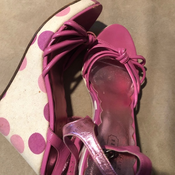 Woman's Coach Wedges - Picture 2 of 3